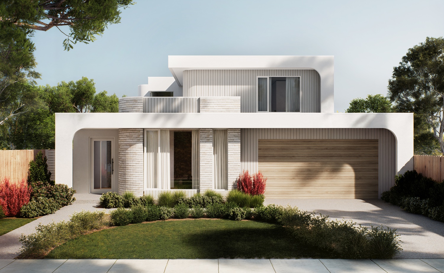 Modern Coastal House Design — Saltspring 42 by Beachstone Homes, this façade captures the relaxed elegance of coastal living.