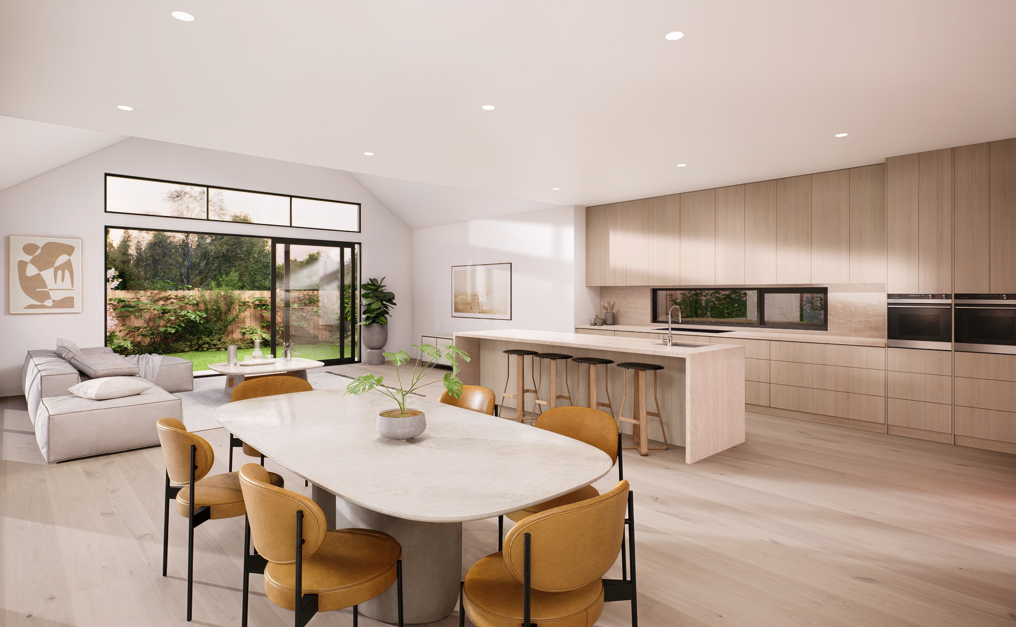 Saltspring 42 by Beachstone Homes showcasing clean lines, open-plan living, and seamless indoor-outdoor connection.